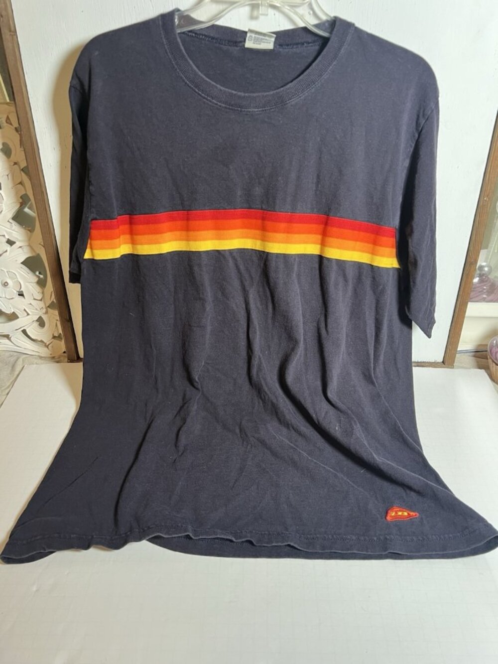 Retro Union Bay Shirt Mens Large Y2K Skater Stripe 1990s   Ii